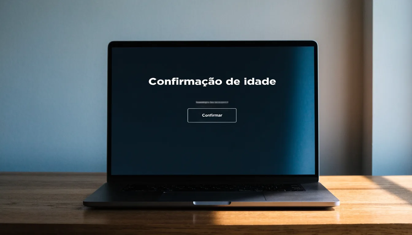 Uma folha de licença em papel com um selo vermelho, pousada numa secretária de madeira ao lado de uma caneta